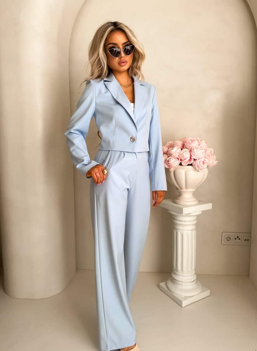 Spodnie CATI - błękitne - obrazek 9