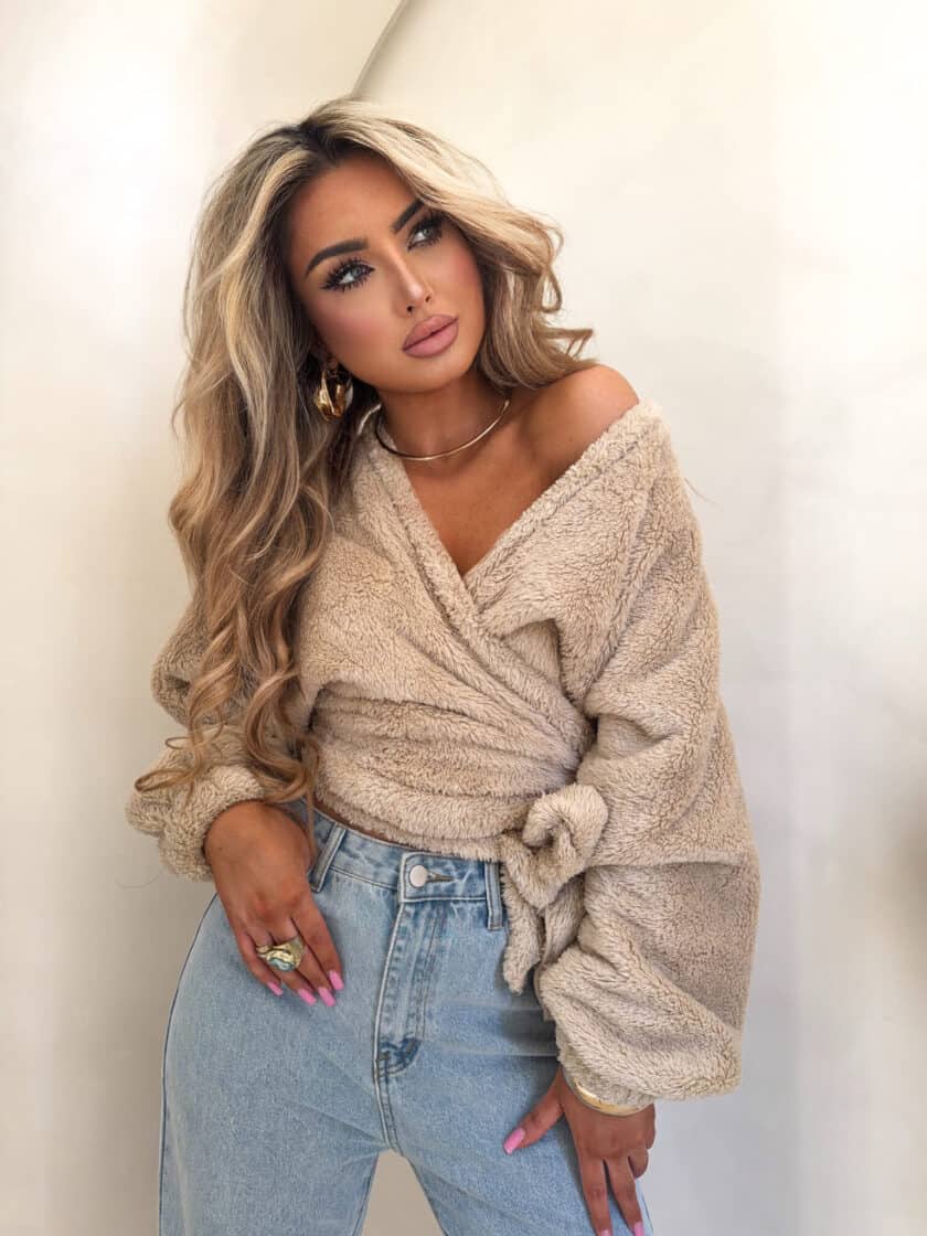 Bluzka KAIRA TEDDY – beżowy - obrazek 4