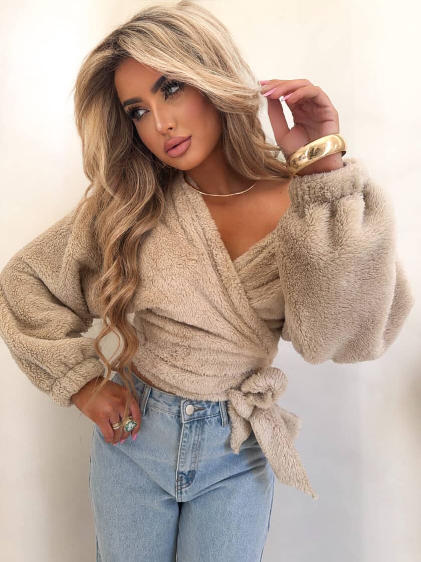 Bluzka KAIRA TEDDY – beżowy - obrazek 3