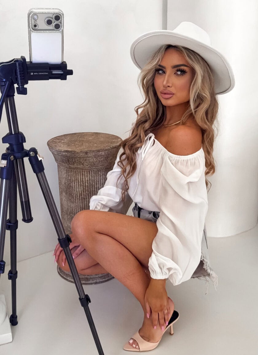 Bluzka LAURA – ecru - obrazek 4