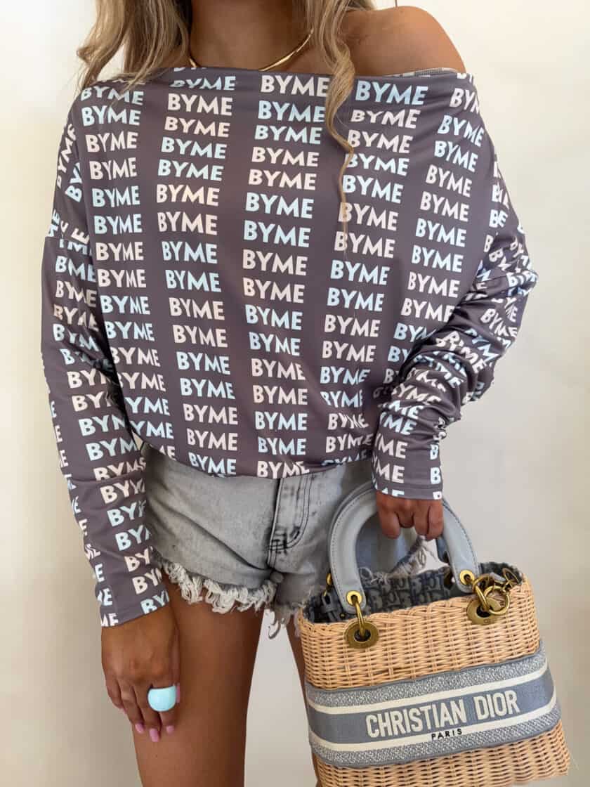 Bluzka MATTE – błękitna - obrazek 4