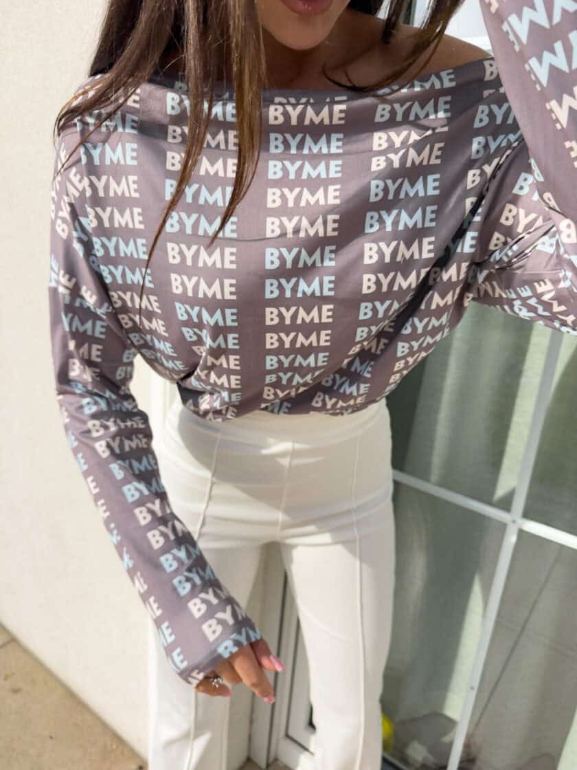 Bluzka MATTE – błękitna - obrazek 12