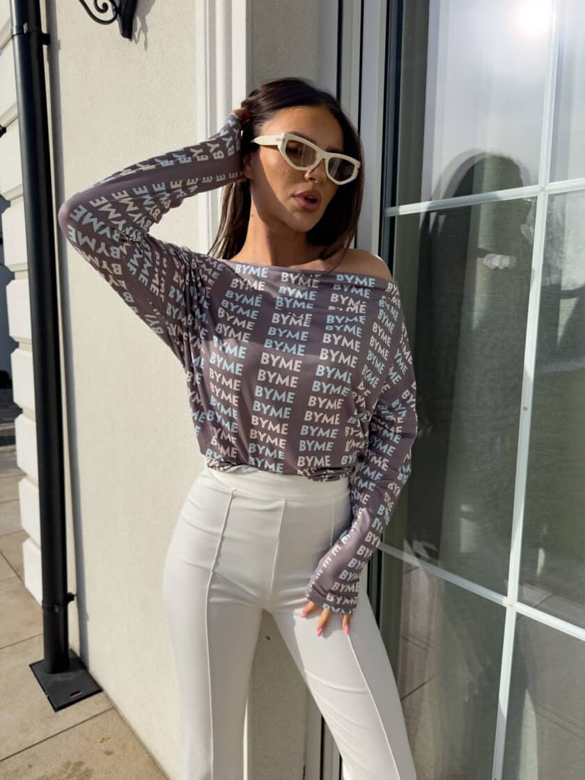 Bluzka MATTE – błękitna - obrazek 6