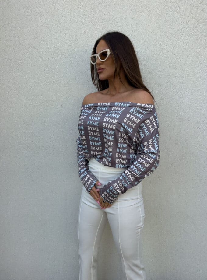 Bluzka MATTE – błękitna