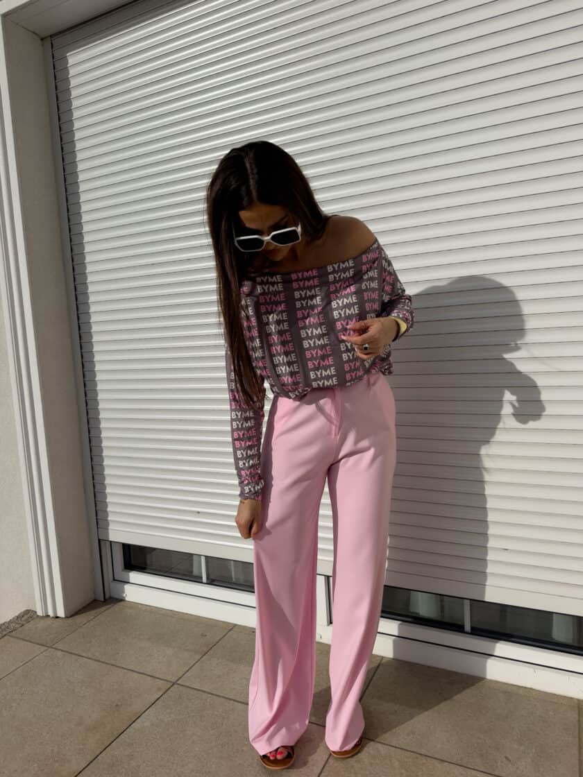 Bluzka MATTE – różowa - obrazek 5