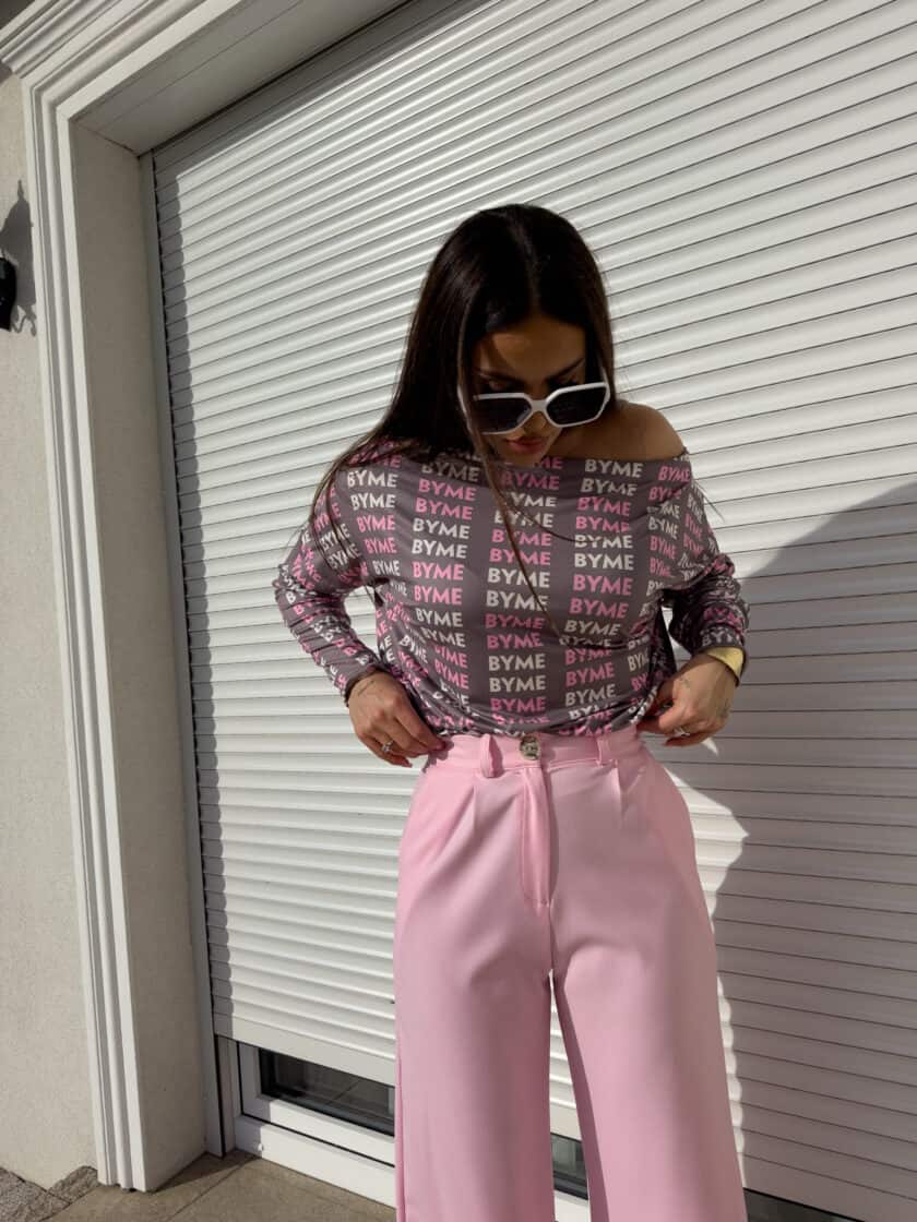 Bluzka MATTE – różowa - obrazek 7