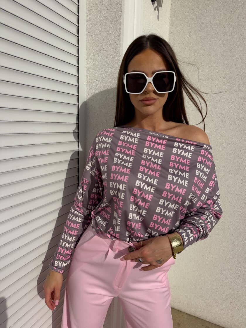 Bluzka MATTE – różowa - obrazek 9