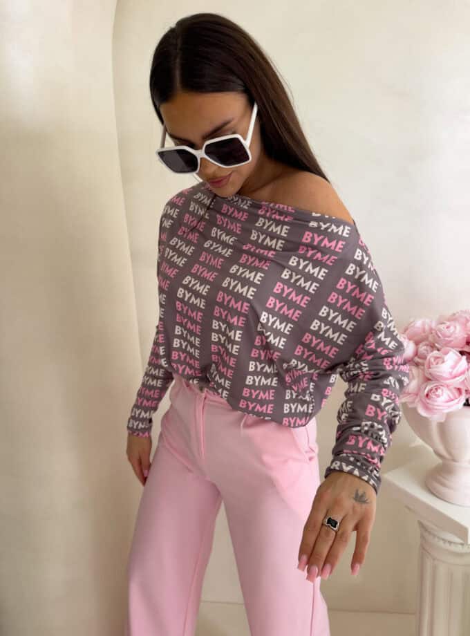 Bluzka MATTE – różowa