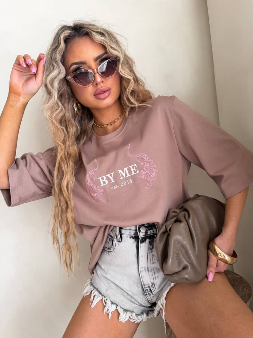 T-shirt MONI - mokka - obrazek 2