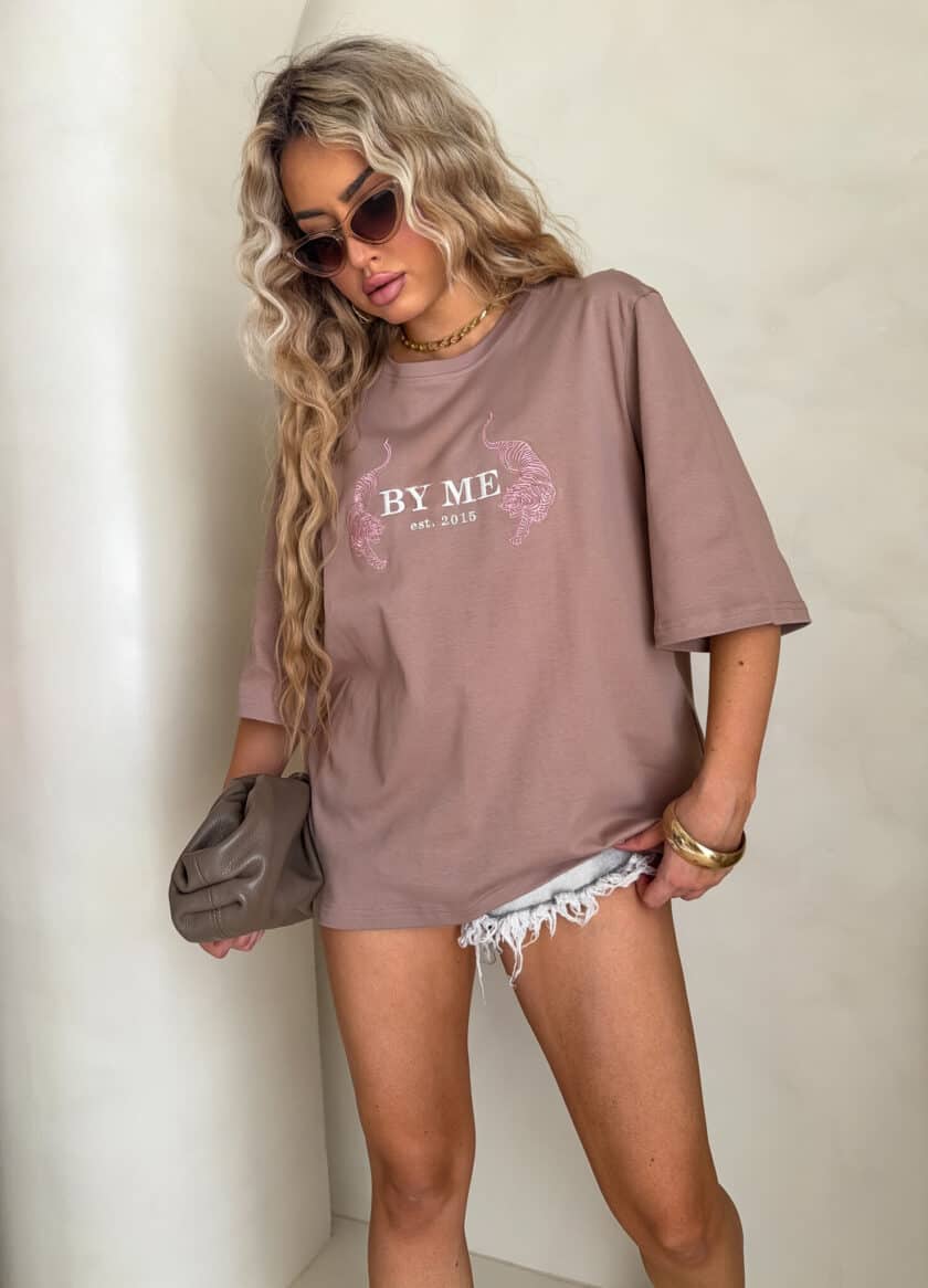 T-shirt MONI - mokka - obrazek 4