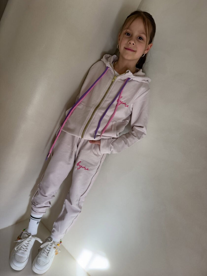 Komplet dziecięcy GIRL  – beżowy - obrazek 6