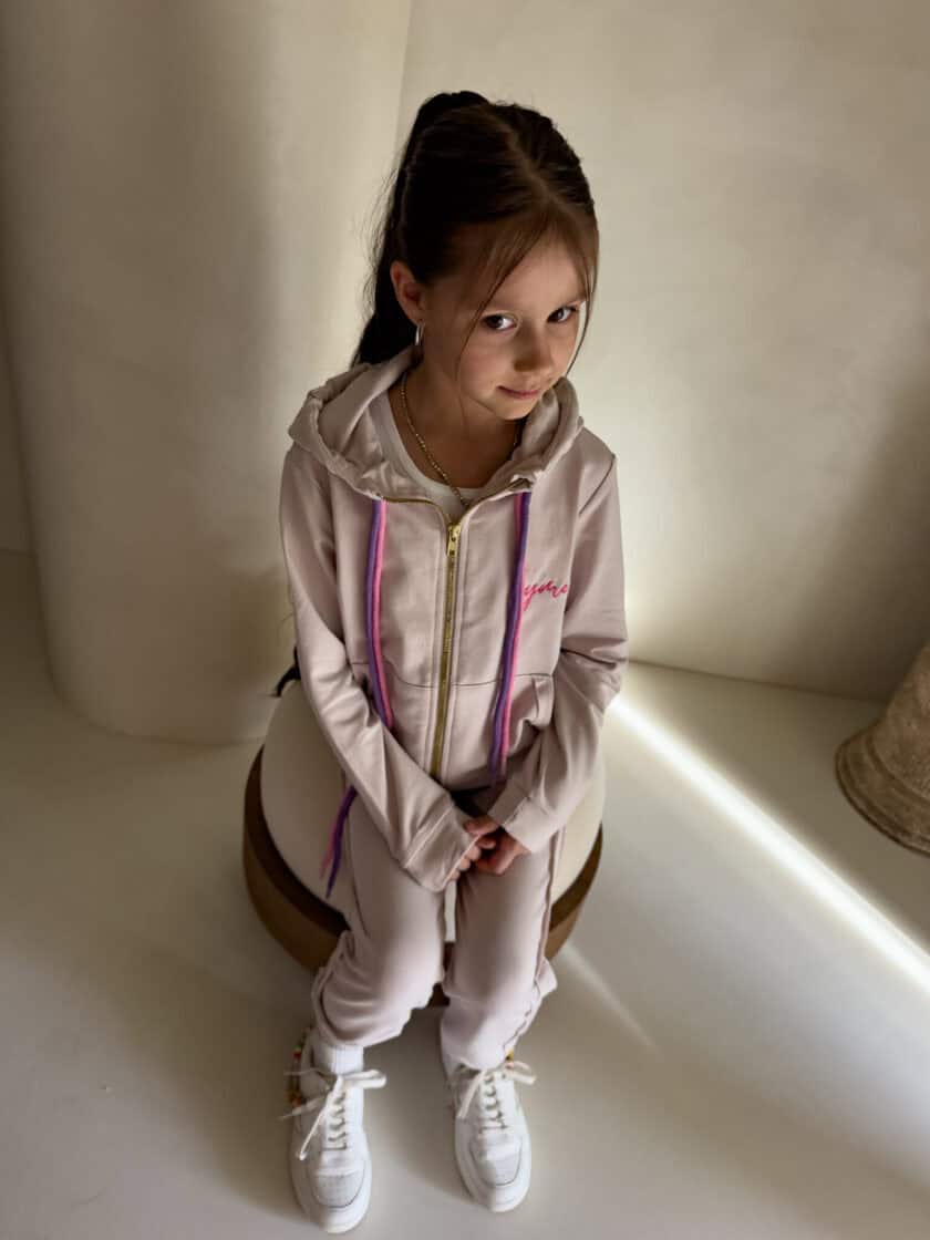 Komplet dziecięcy GIRL  – beżowy - obrazek 10