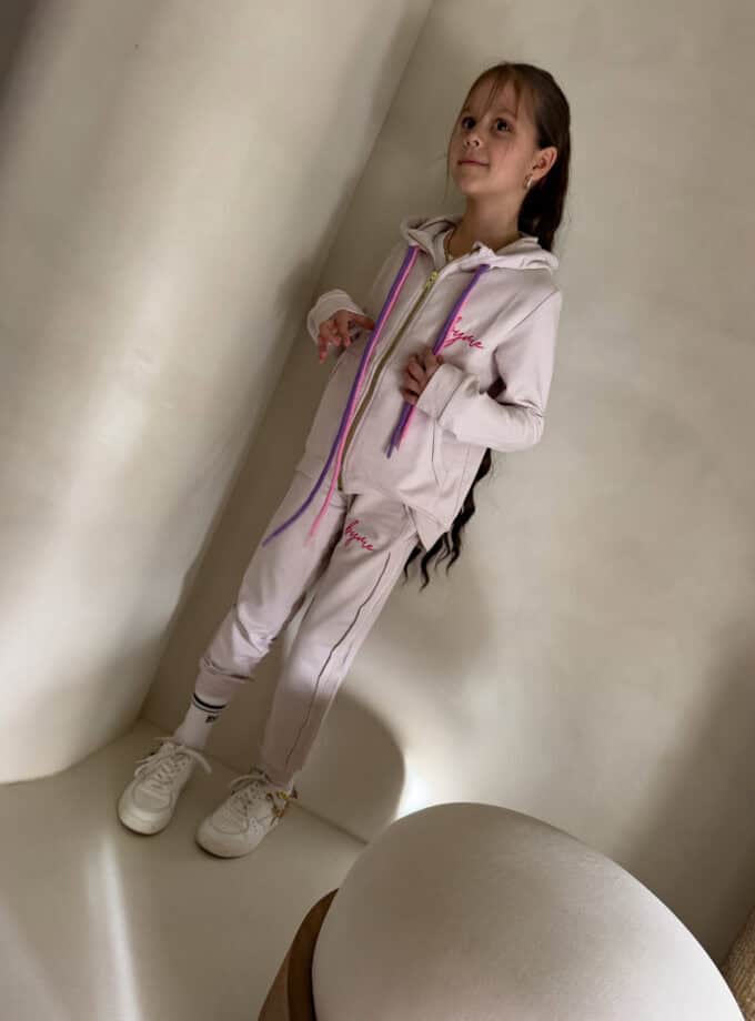 Komplet dziecięcy GIRL  – beżowy