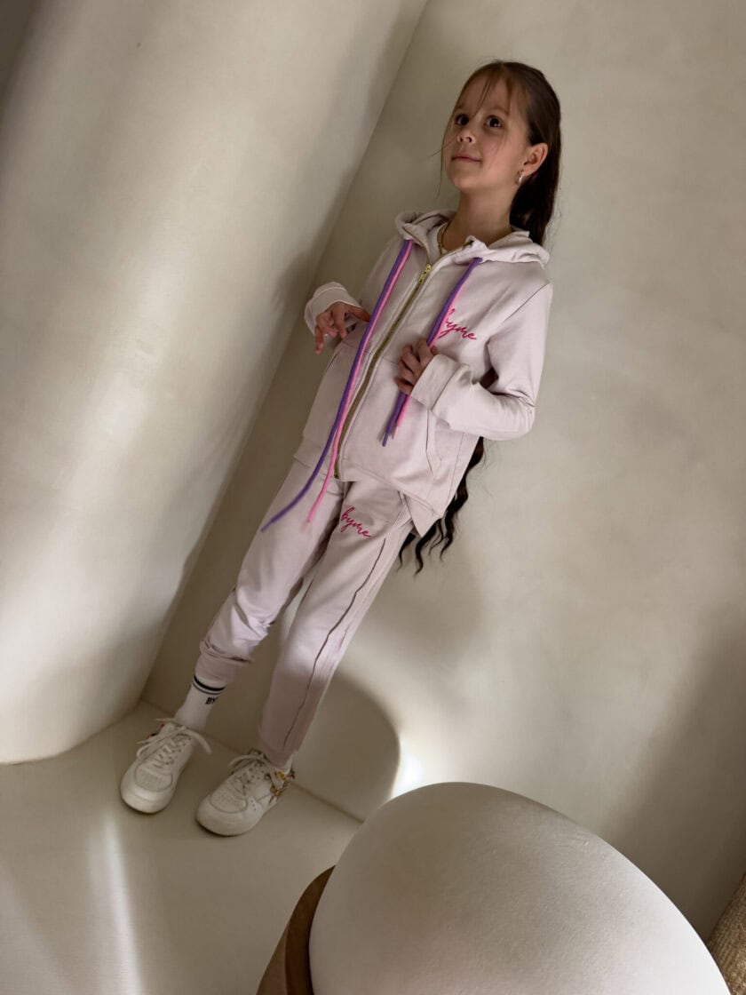 Komplet dziecięcy GIRL  – beżowy