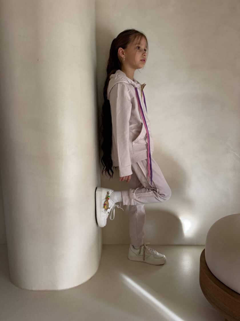 Komplet dziecięcy GIRL  – beżowy - obrazek 15