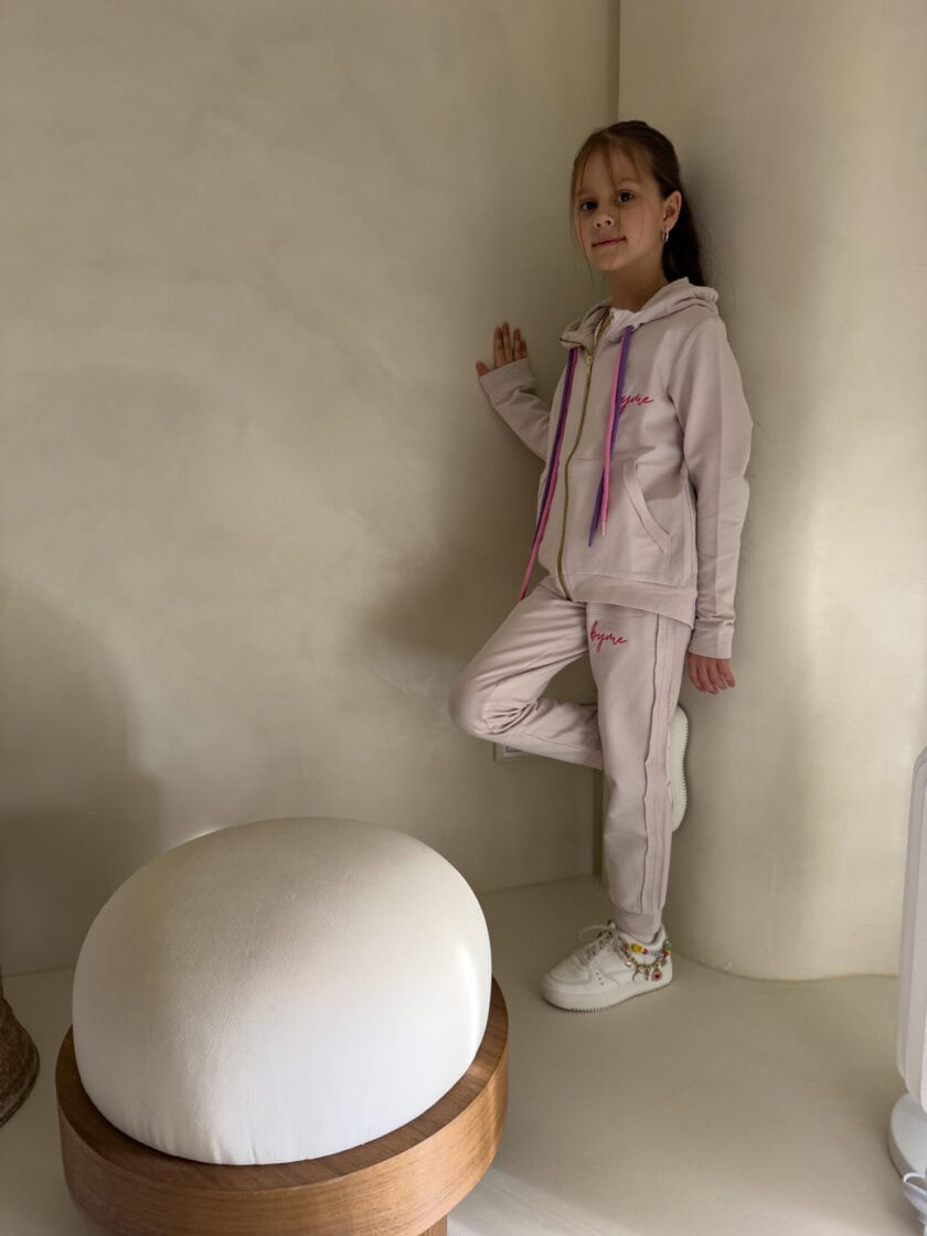 Komplet dziecięcy GIRL  – beżowy - obrazek 5