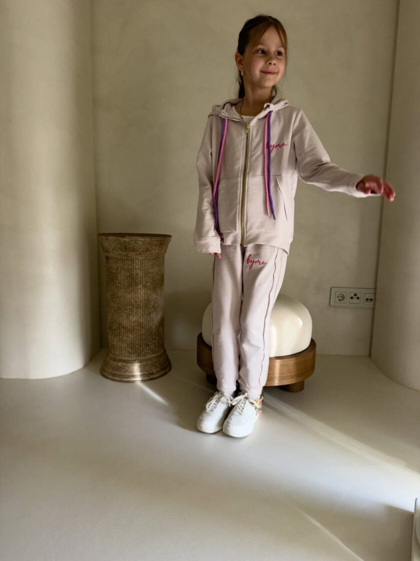 Komplet dziecięcy GIRL  – beżowy - obrazek 7