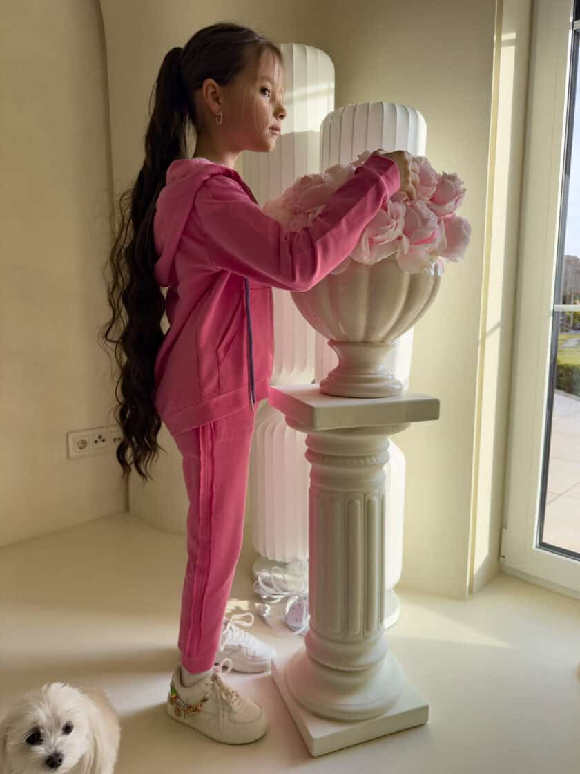 Komplet dziecięcy GIRL – mocny róż - obrazek 11