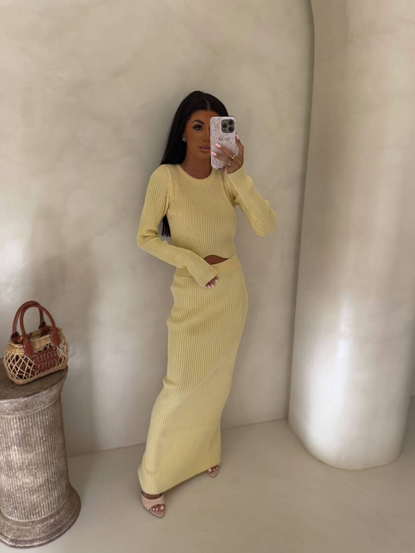 Komplet MELBOURNE – bananowy - obrazek 8