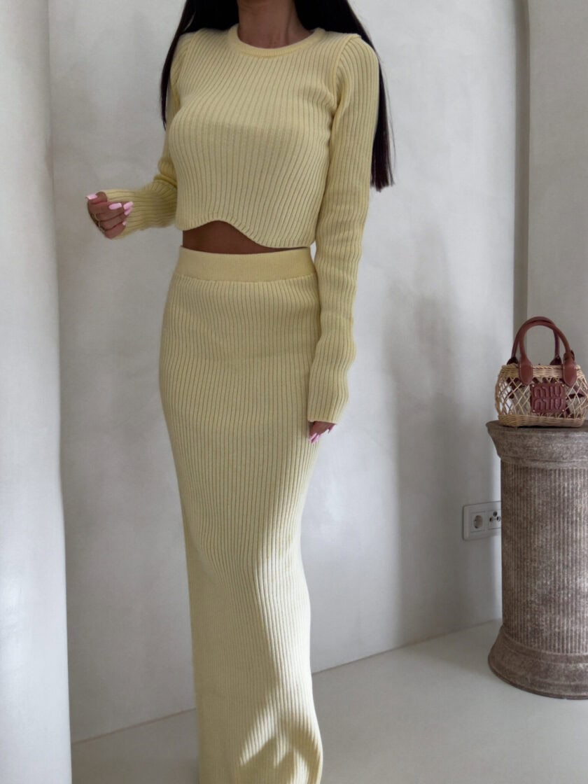 Komplet MELBOURNE – bananowy - obrazek 12