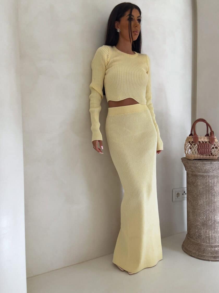 Komplet MELBOURNE – bananowy - obrazek 11