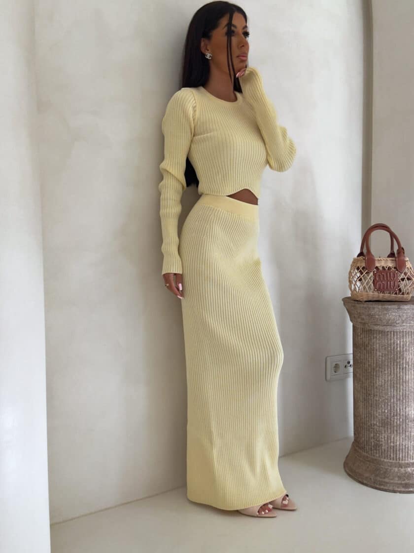 Komplet MELBOURNE – bananowy - obrazek 14