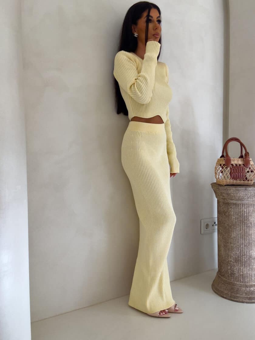 Komplet MELBOURNE – bananowy - obrazek 15