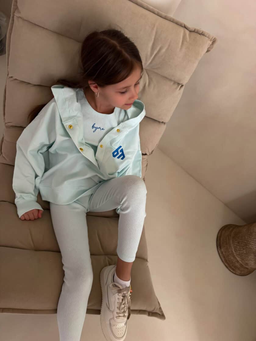 Komplet dziecięcy LAKI – miętowy - obrazek 7