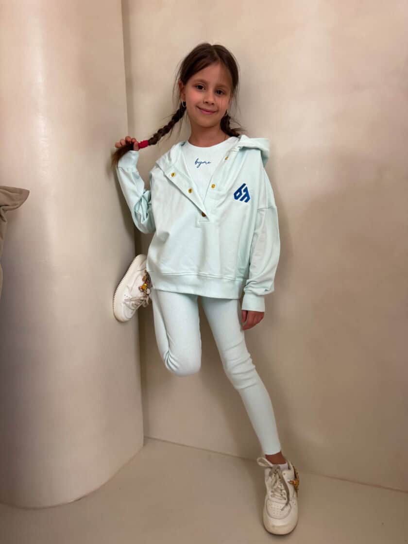 Komplet dziecięcy LAKI – miętowy - obrazek 8