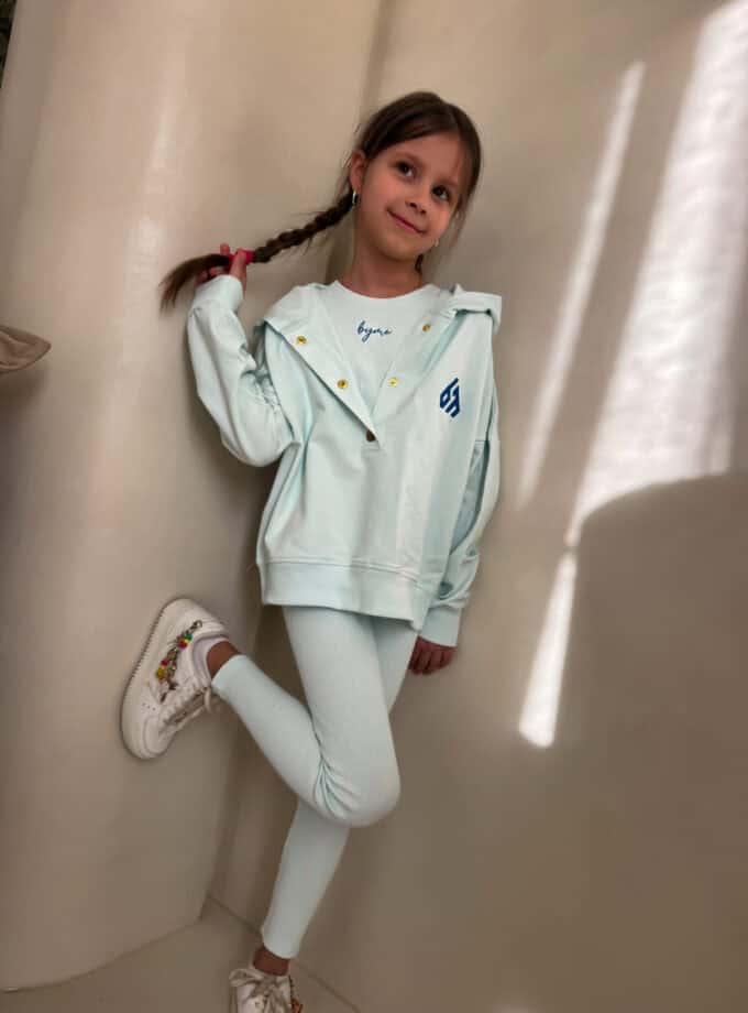 Komplet dziecięcy LAKI – miętowy