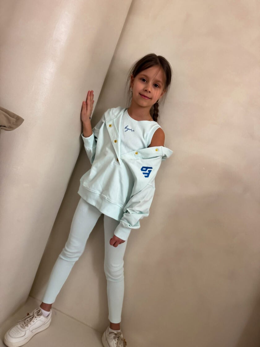 Komplet dziecięcy LAKI – miętowy - obrazek 13