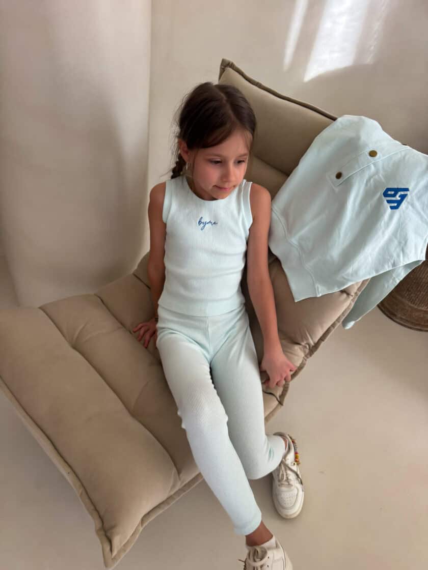 Komplet dziecięcy LAKI – miętowy - obrazek 16