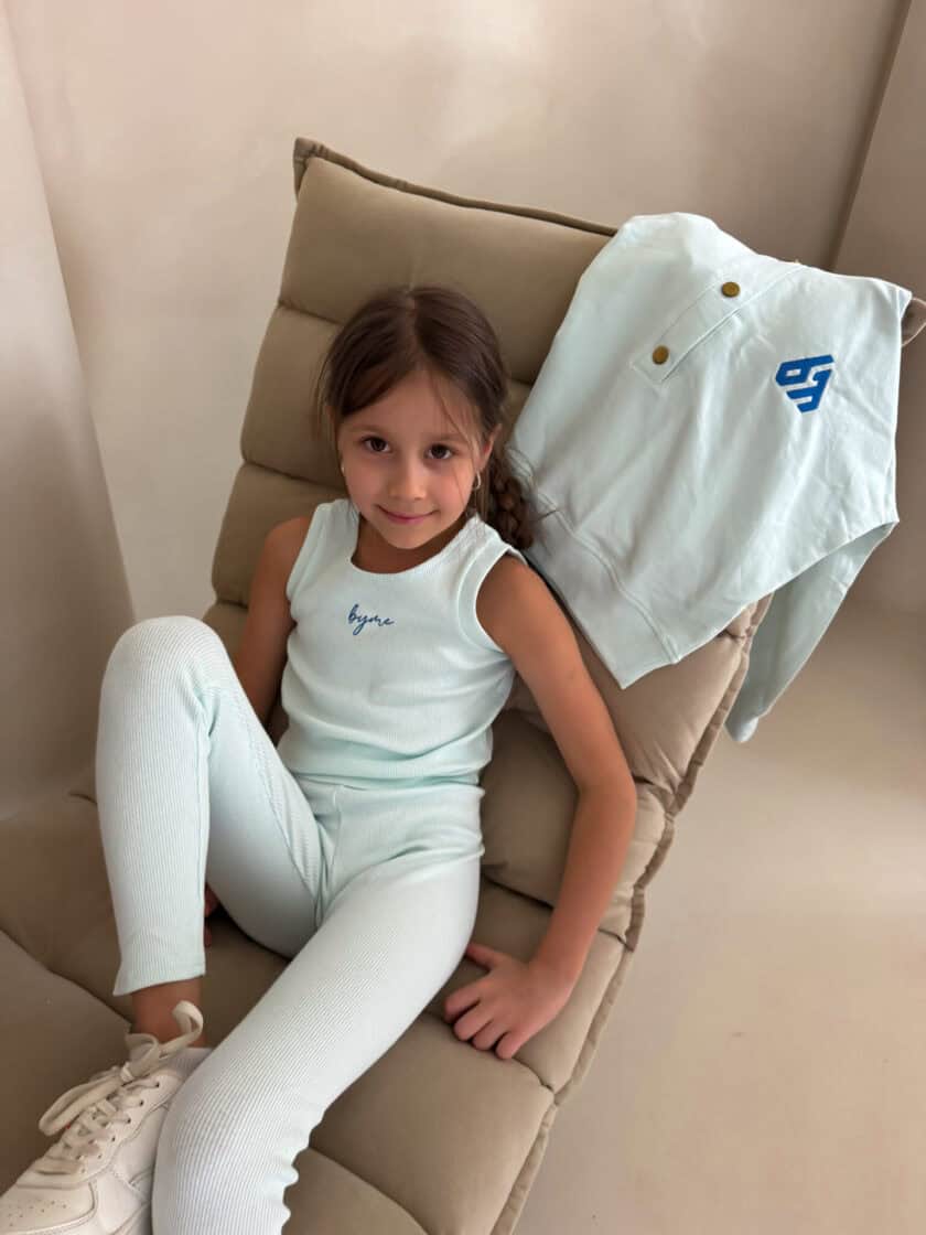 Komplet dziecięcy LAKI – miętowy - obrazek 18