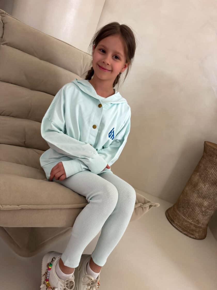 Komplet dziecięcy LAKI – miętowy - obrazek 17