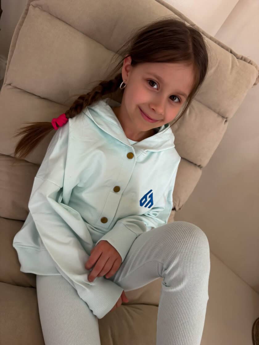 Komplet dziecięcy LAKI – miętowy - obrazek 12