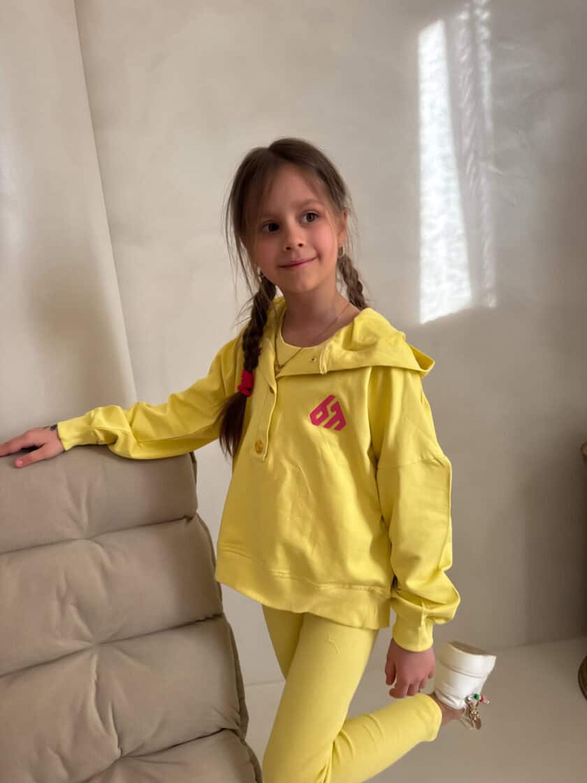 Komplet dziecięcy LAKI – limonka - obrazek 4