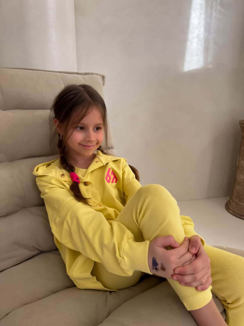 Komplet dziecięcy LAKI – limonka - obrazek 6