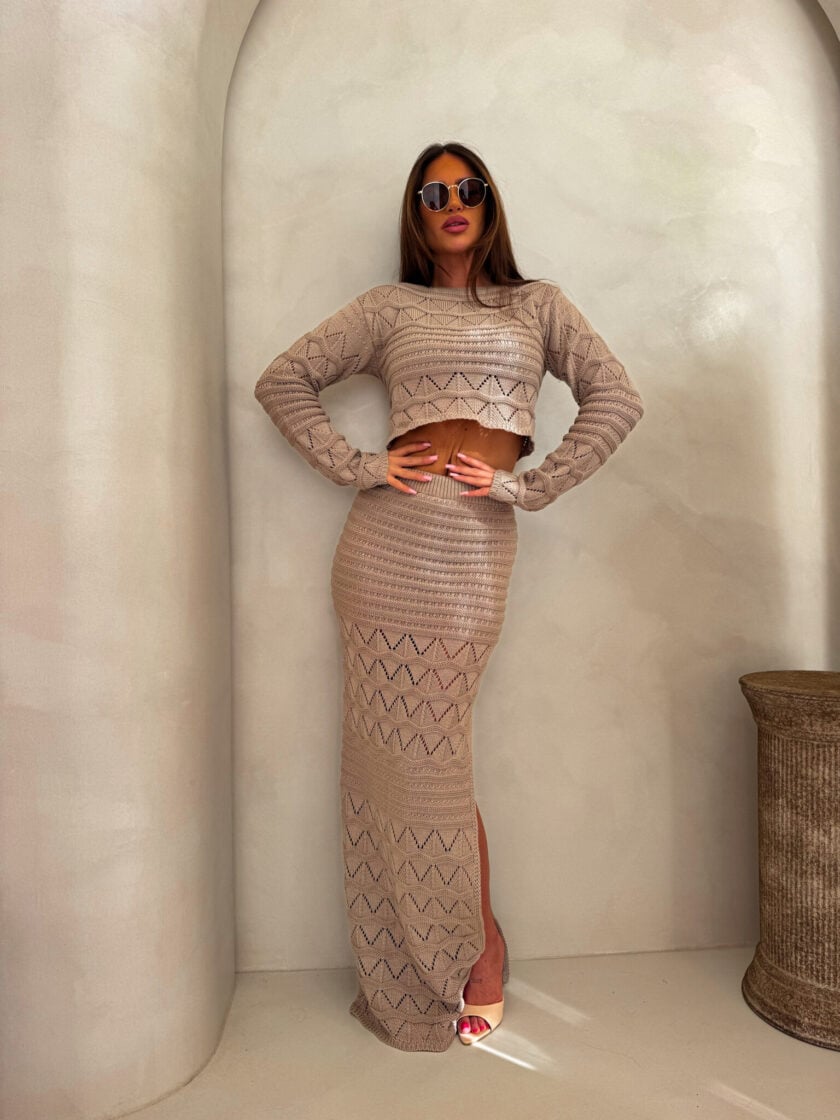 Komplet REVLON - ciemny beż - obrazek 5