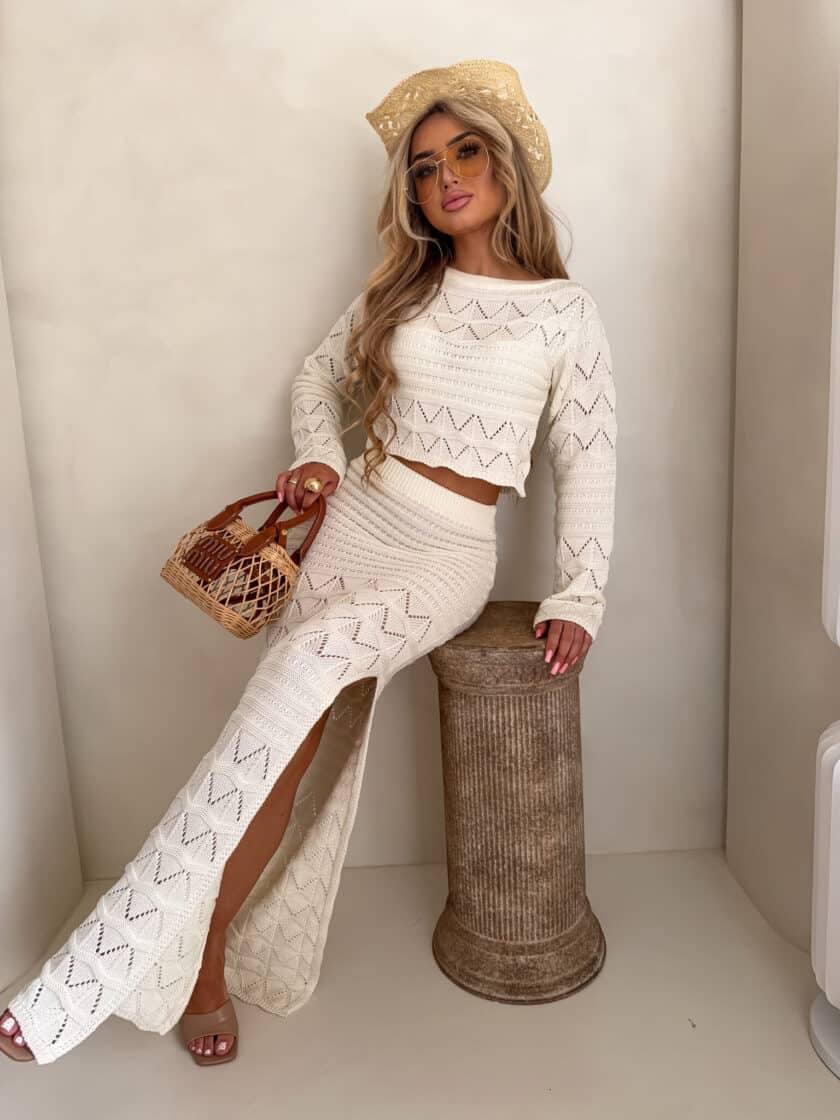 Komplet REVLON - ecru - obrazek 5