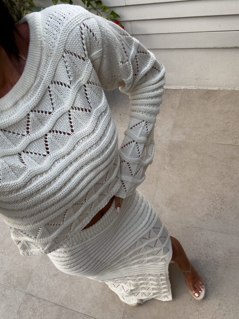 Komplet REVLON - ecru - obrazek 3