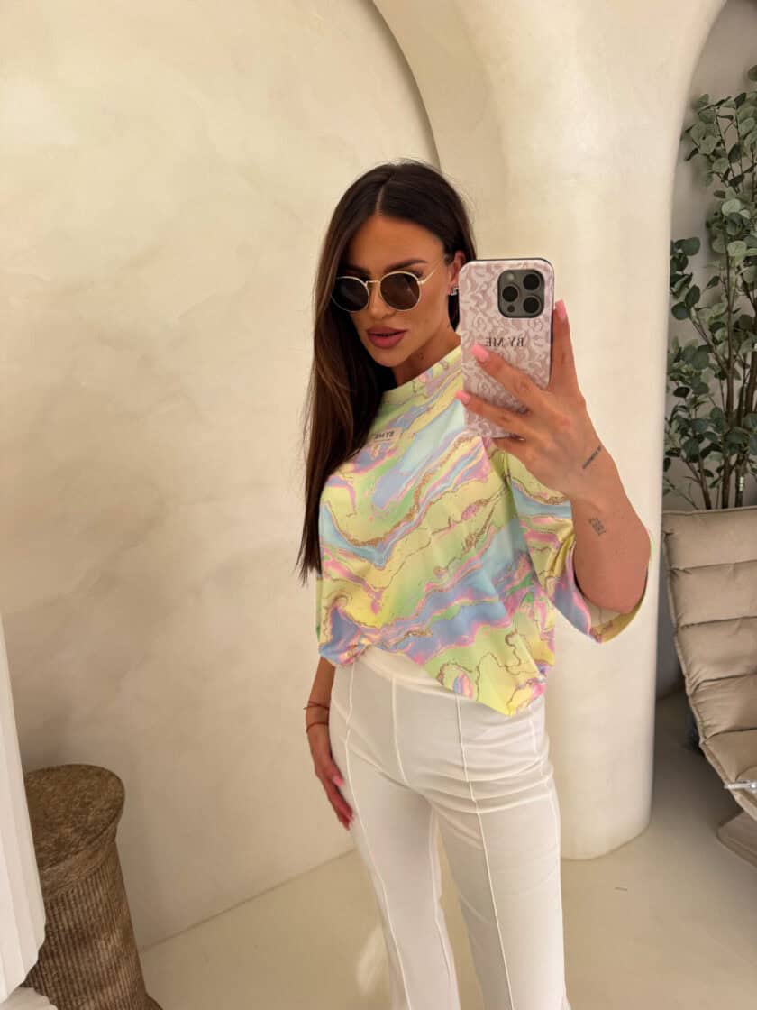 Bluzka MARMARIS print marmurek - zapp - obrazek 14