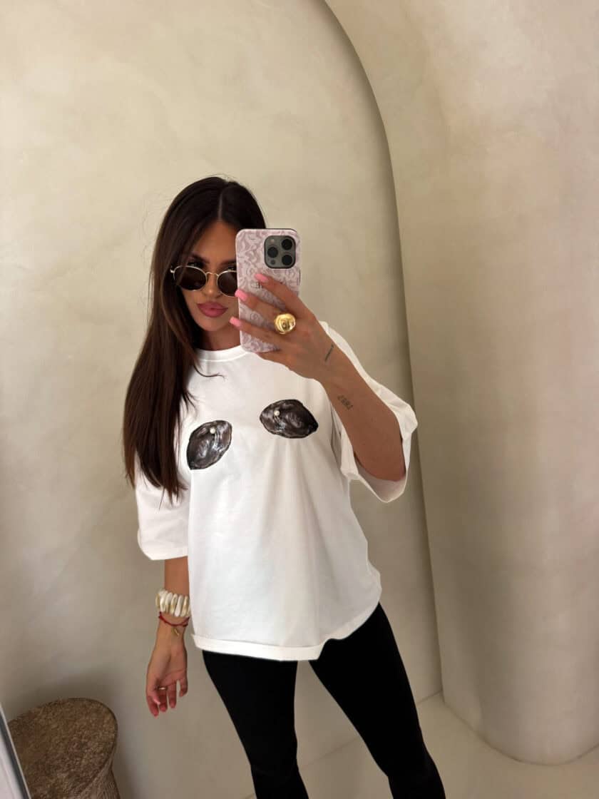 T-shirt MUSSELS - ecru - obrazek 10