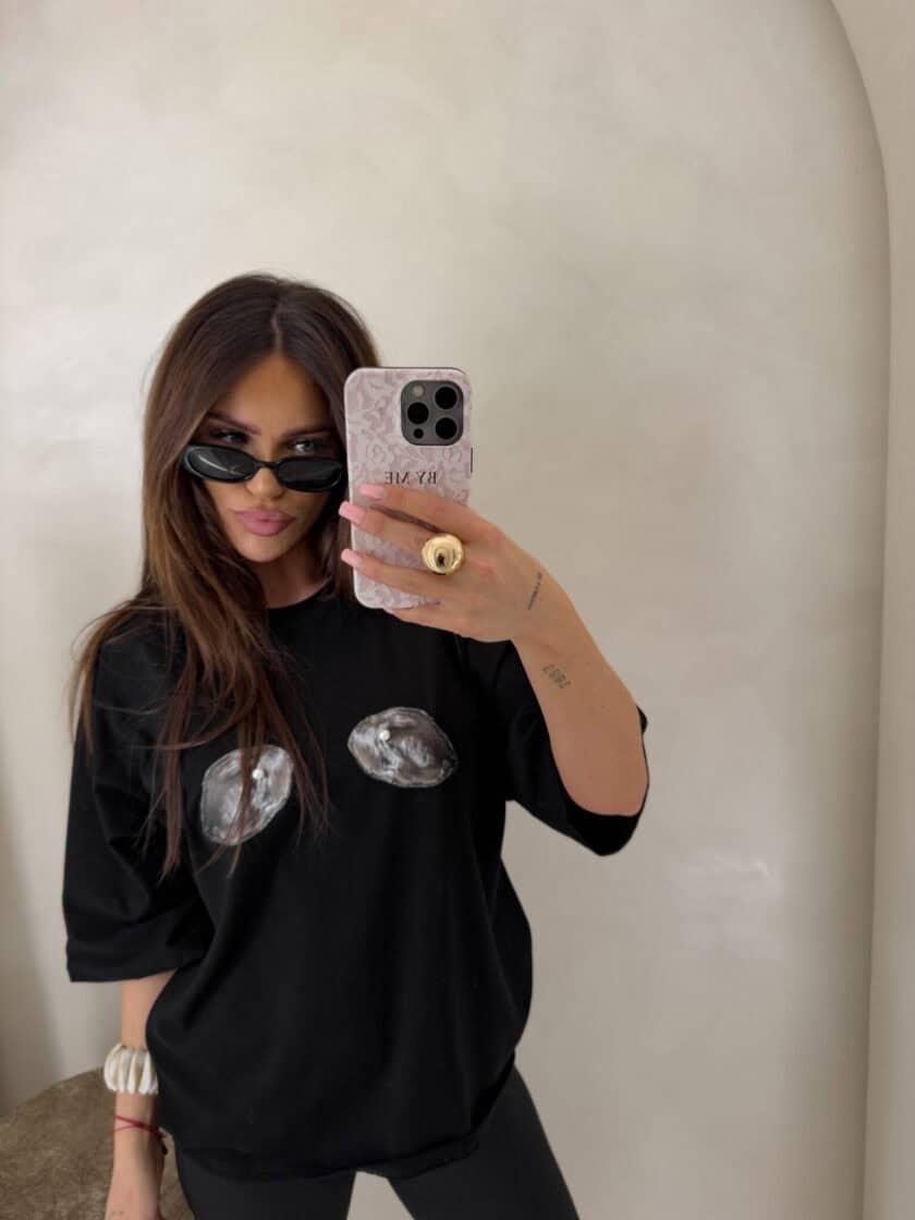 T-shirt MUSSELS - czarny - obrazek 6