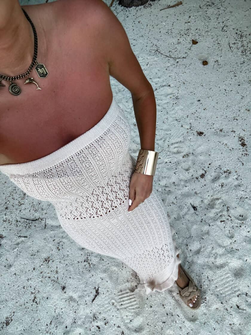 Sukienka LAGUNA - jasny beż - obrazek 10