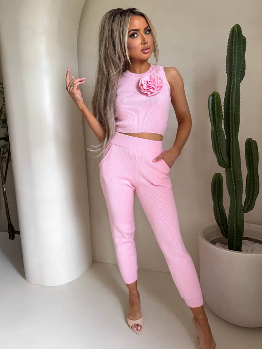 Komplet DELANI ROSE – jasny róż - obrazek 9