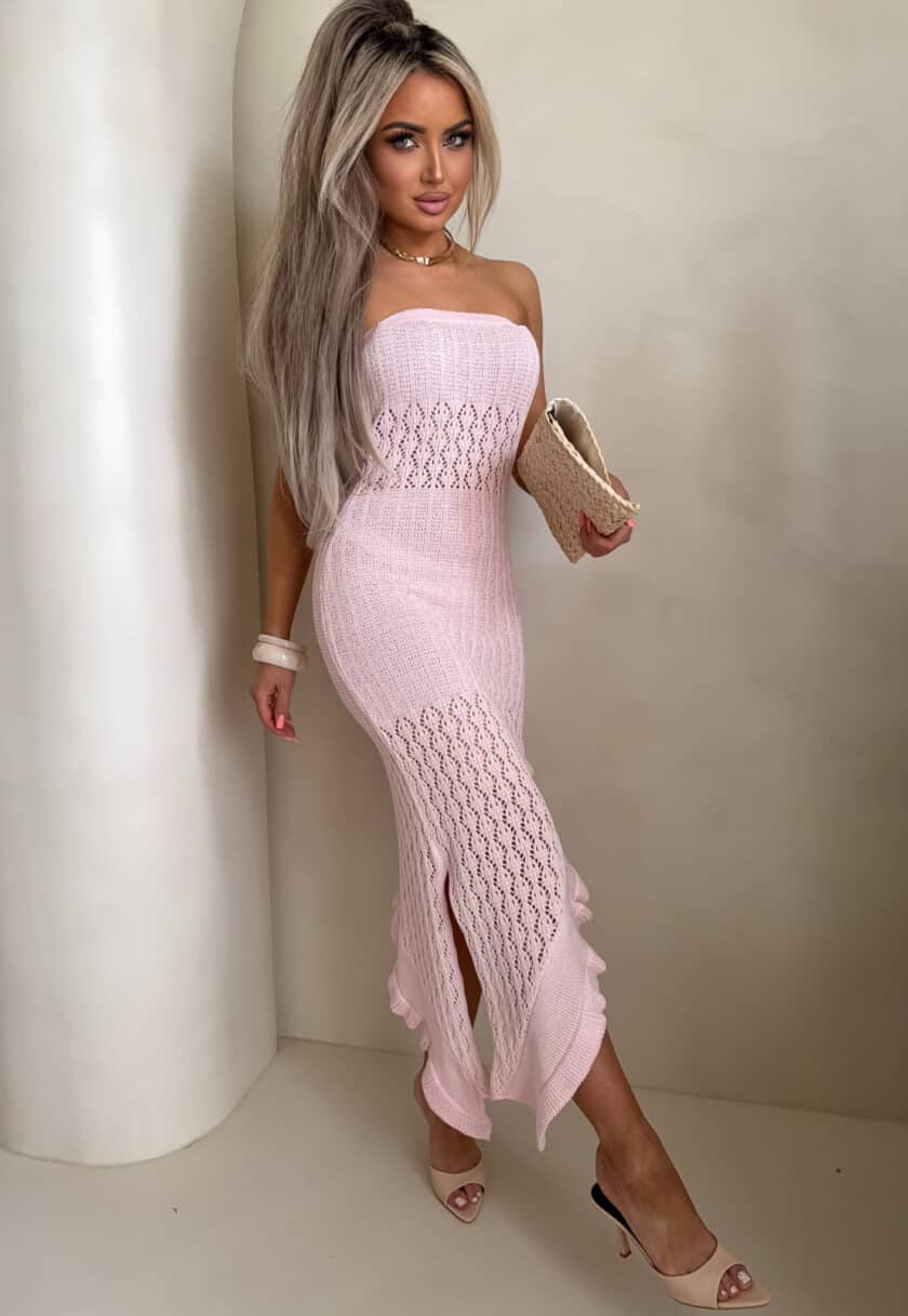 Sukienka LAGUNA - jasny róż - obrazek 6