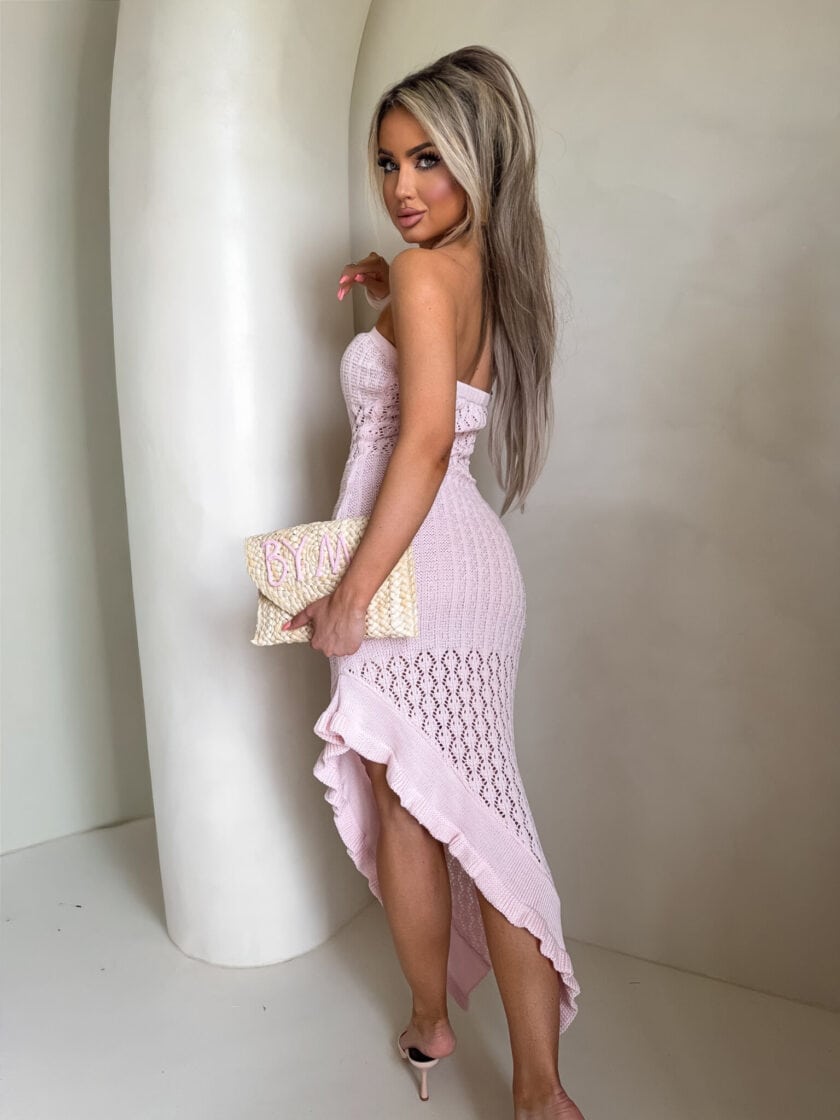 Sukienka LAGUNA - jasny róż - obrazek 9