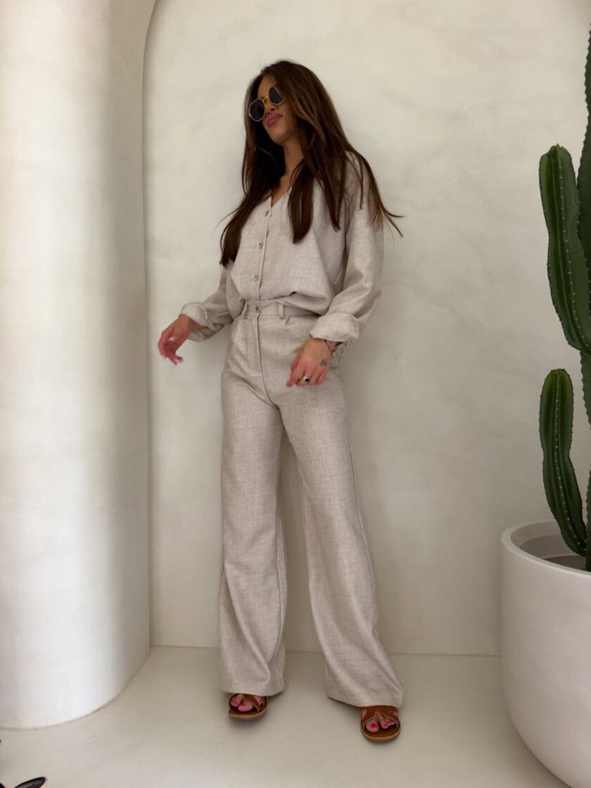 Komplet MYKONOS – chłodny beż - obrazek 6