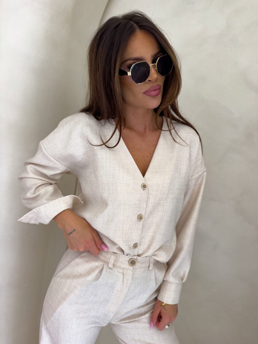 Komplet MYKONOS – ecru - obrazek 5