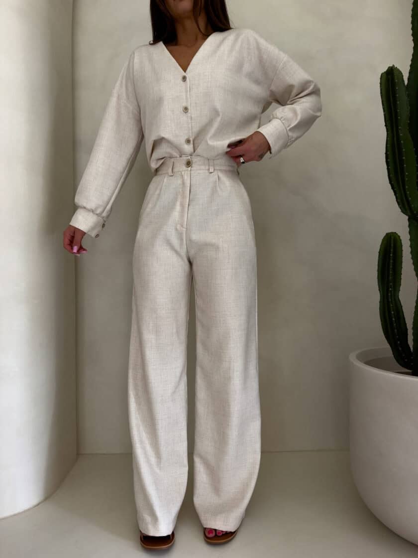 Komplet MYKONOS – ecru - obrazek 7